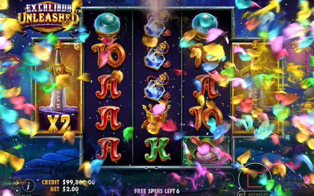 Free Spins med utökade WILD-rullar som gäller hela rundan