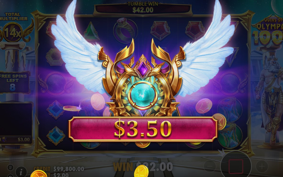 Free Spins-läget där den totala multiplikatorn byggs upp