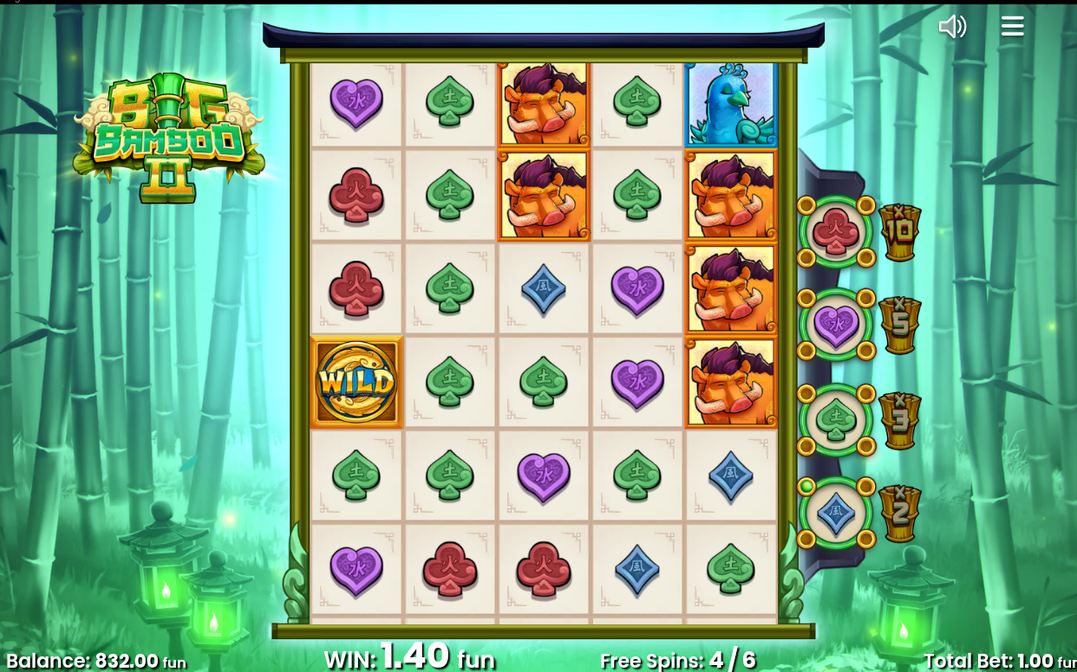 Free Spins Feature med gratisspinn i spelet